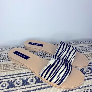 AQUA slide sandals